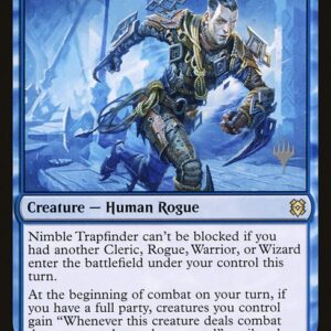 Zendikar Rising Promos - 72p - Nimble Trapfinder - Rare - U - Non-foil - Promo (Front)