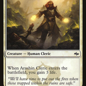 Fate Reforged - 5 - Arashin Cleric - Common - W - Foil (Front)