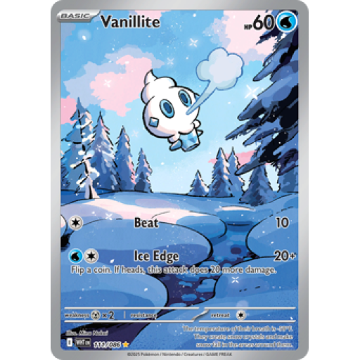 White Flare - 111/086 - Vanillite - Holo