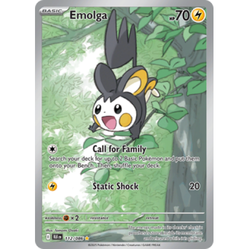 Black Bolt - 112/086 - Emolga
