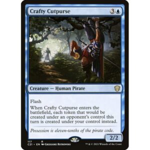 Commander 2021 - 117 - Crafty Cutpurse - Rare - U - Non-foil (Front)