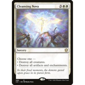 Commander 2021 - 86 - Cleansing Nova - Rare - W - Non-foil (Front)