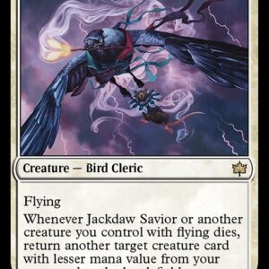 Bloomburrow - 18 - Jackdaw Savior - Rare - W - Non-foil (Front)