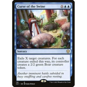 Commander 2021 - 118 - Curse of the Swine - Rare - U - Non-foil (Front)