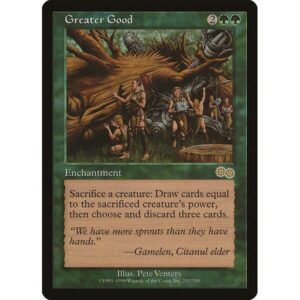 Urza's Saga - 257 - Greater Good - Rare - G - Non-foil (Front)