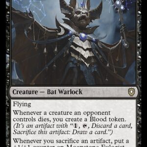 Bloomburrow Commander - 19 - Moonstone Eulogist - Rare - B - Non-foil (Front)
