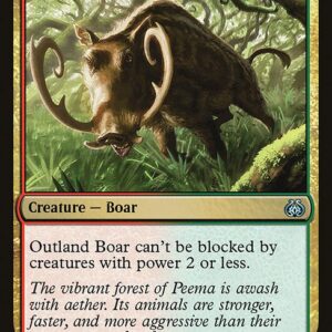 Aether Revolt - 132 - Outland Boar - Uncommon - RG - Non-foil (Front)