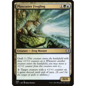 Commander 2021 - 226 - Plaxcaster Frogling - Uncommon - UG - Non-foil (Front)