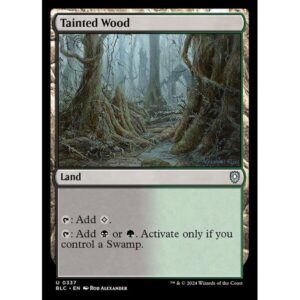 Bloomburrow Commander - 337 - Tainted Wood - Uncommon - C - Non-foil (Front)