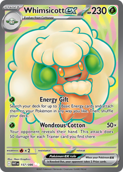 White Flare - 157/086 - Whimsicott ex