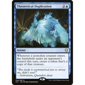Commander 2021 - 34 - Theoretical Duplication - Rare - U - Non-foil (Front)