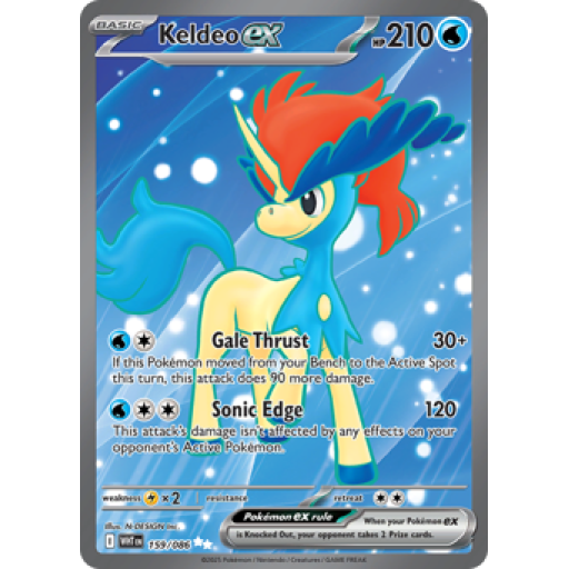White Flare - 159/086 - Keldeo ex