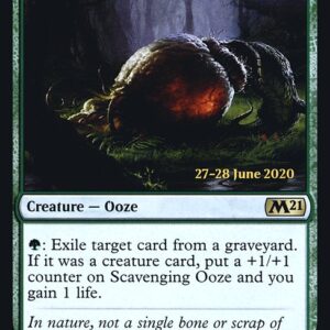 Core Set 2021 Promos - 204s - Scavenging Ooze - Rare - G - Foil - Datestamped Promo (Front)
