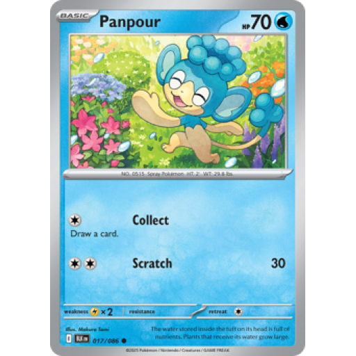 Black Bolt - 017/086 - Panpour - Reverse Holo