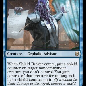 Bloomburrow Commander - 174 - Shield Broker - Rare - U - Non-foil (Front)