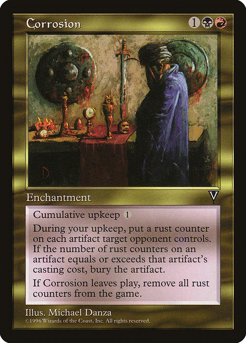 Visions - 128 - Corrosion - Rare - BR - Non-foil (Front)