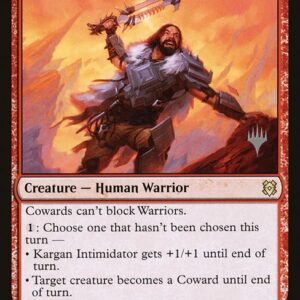 Zendikar Rising Promos - 145p - Kargan Intimidator - Rare - R - Foil - Promo (Front)