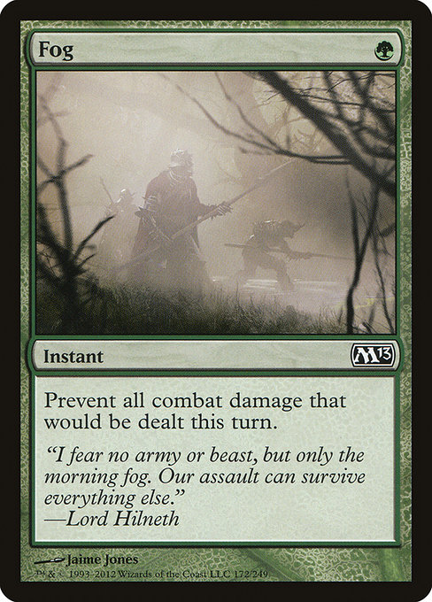 Magic 2013 - 172 - Fog - Common - G - Non-foil (Front)