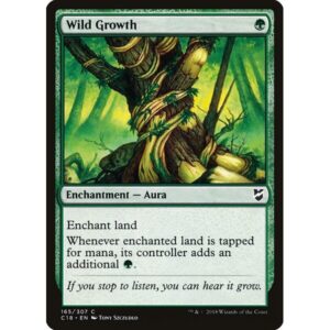 Commander 2018 - 165 - Wild Growth - Common - G - Non-foil (Front)