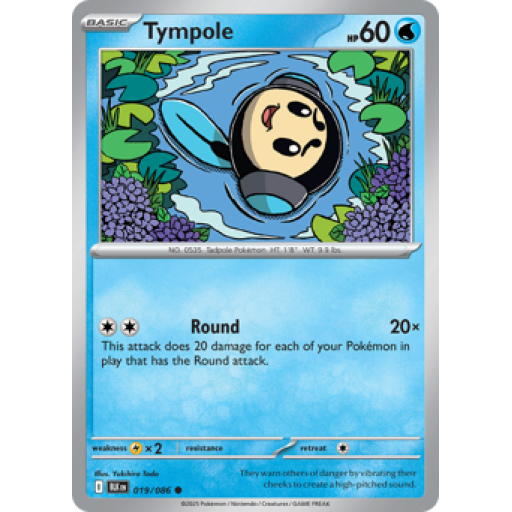 Black Bolt - 019/086 - Tympole - Reverse Holo