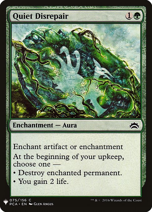 The List - PCA-75 - Quiet Disrepair - Common - G - Non-foil (Front)