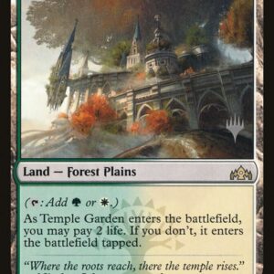 Guilds of Ravnica Promos - 258p - Temple Garden - Rare - C - Non-foil - Promo (Front)