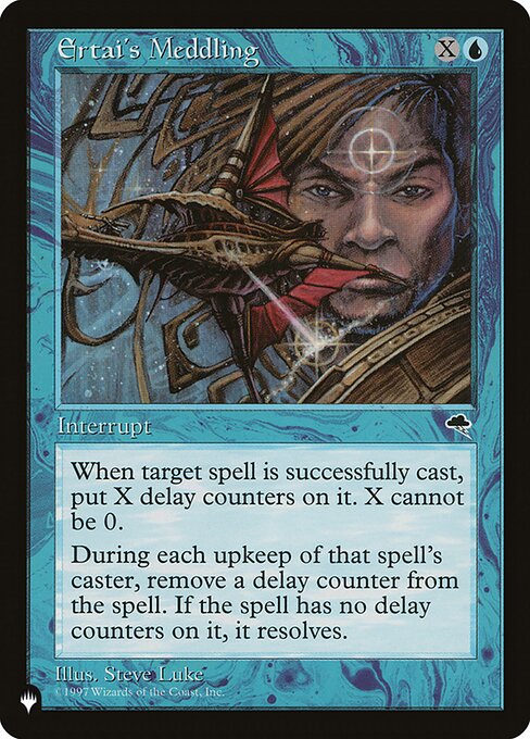 The List - TMP-61 - Ertai's Meddling - Rare - U - Non-foil (Front)