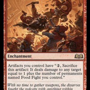 Wilds of Eldraine - 129 - Food Fight - Rare - R - Foil (Front)