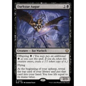 Bloomburrow - 90 - Darkstar Augur - Rare - B - Non-foil (Front)