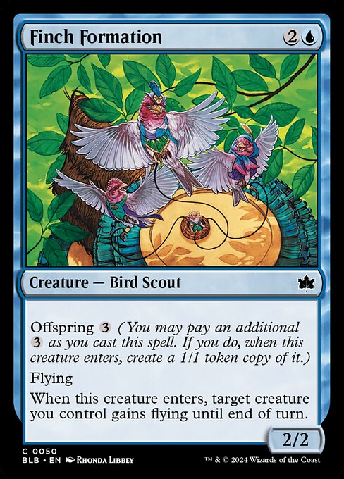 Bloomburrow - 50 - Finch Formation - Common - U - Non-foil (Front)