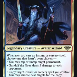 Tales of Middle-earth Promos - 207s - Gandalf the Grey - Rare - UR - Foil - Datestamped Promo (Front)
