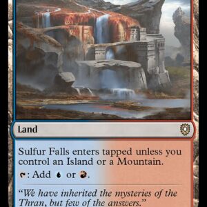 Bloomburrow Commander - 333 - Sulfur Falls - Rare - C - Non-foil (Front)