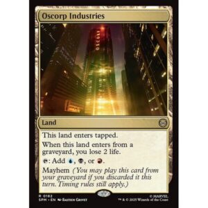 Marvel's Spider-Man - 182 - Oscorp Industries - Rare - C - Foil (Front)