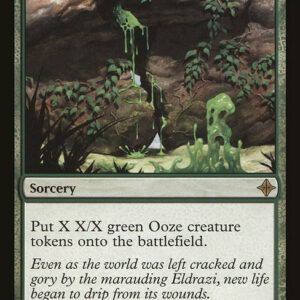 Rise of the Eldrazi - 183 - Gelatinous Genesis - Rare - G - Foil (Front)