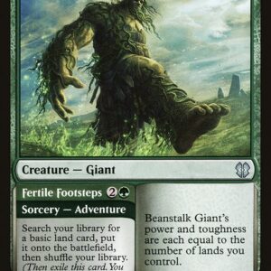 Zendikar Rising Commander - 61 - Beanstalk Giant // Fertile Footsteps - Uncommon - G - Non-foil (Front)