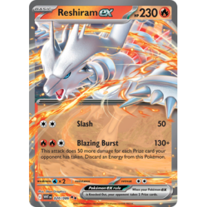 White Flare - 020/086 - Reshiram ex - Holo