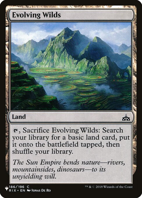 The List - RIX-186 - Evolving Wilds - Common - C - Non-foil (Front)