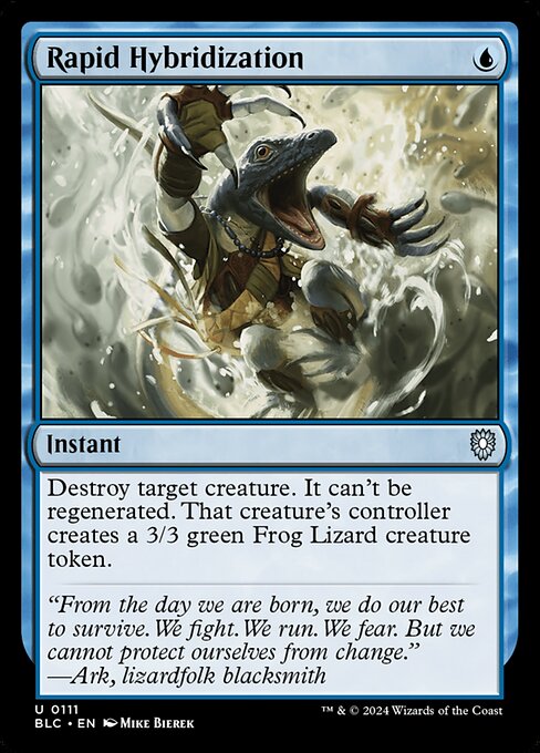 Bloomburrow Commander - 111 - Rapid Hybridization - Uncommon - U - Non-foil (Front)