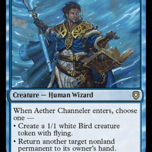 Bloomburrow Commander - 160 - Aether Channeler - Rare - U - Non-foil (Front)