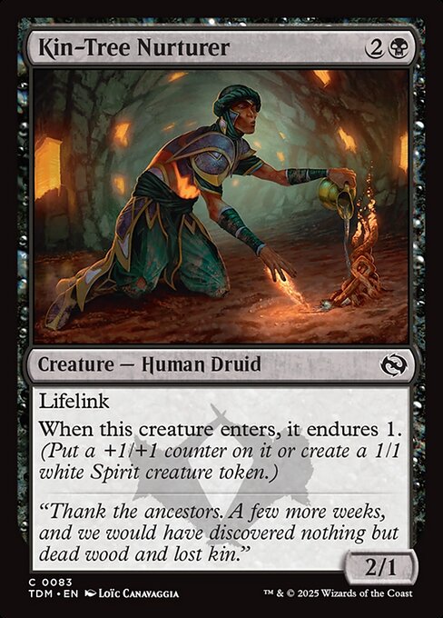 Tarkir: Dragonstorm - 83 - Kin-Tree Nurturer - Common - B - Foil (Front)