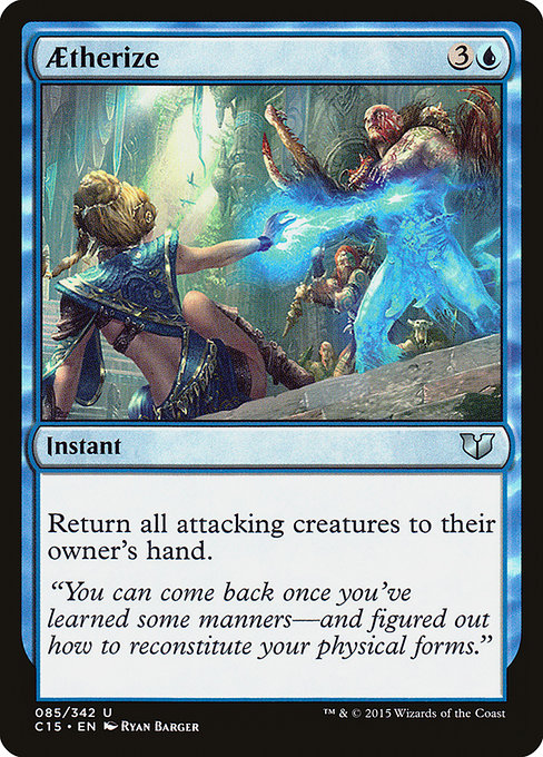 Commander 2015 - 85 - Aetherize - Uncommon - U - Non-foil (Front)