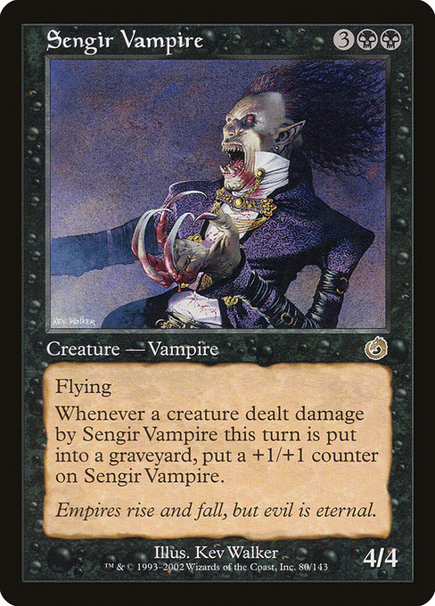 Torment - 80 - Sengir Vampire - Rare - B - Non-foil (Front)