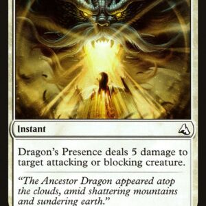 The List - GS1-16 - Dragon's Presence - Common - W - Non-foil (Front)