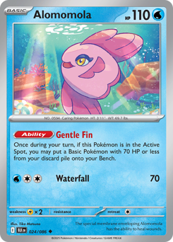 Black Bolt - 024/086 - Alomomola - Reverse Holo