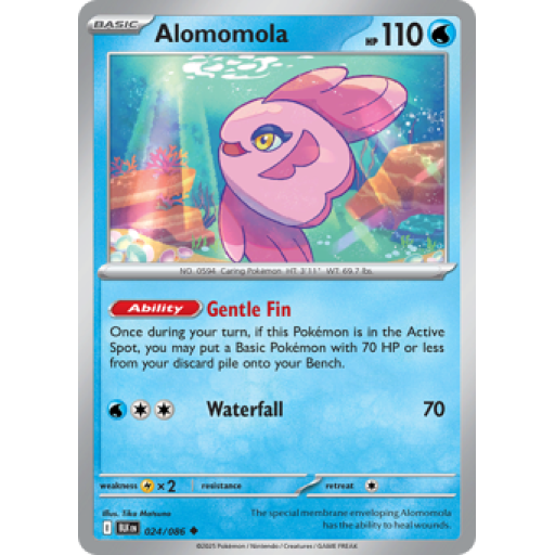 Black Bolt - 024/086 - Alomomola - Master Ball Reverse Holo
