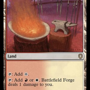Bloomburrow Commander - 293 - Battlefield Forge - Rare - C - Non-foil (Front)