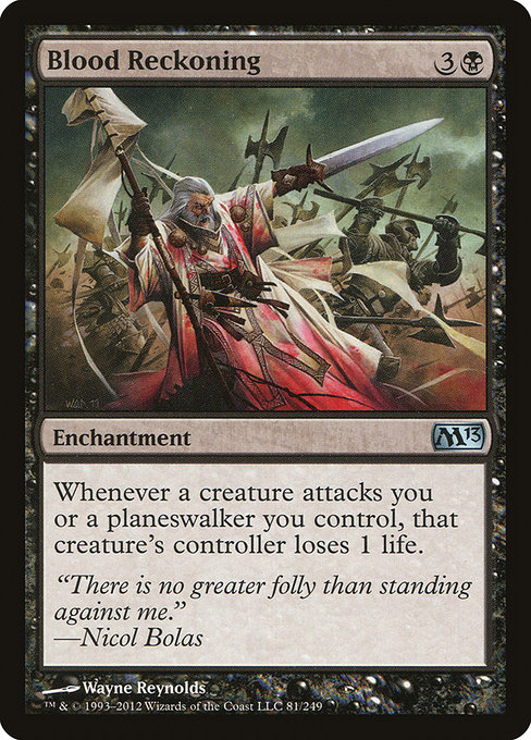 Magic 2013 - 81 - Blood Reckoning - Uncommon - B - Non-foil (Front)