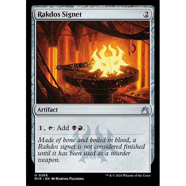 Ravnica Remastered - 265 - Rakdos Signet - Uncommon - C - Foil (Front)