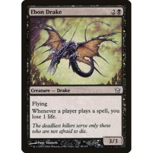 Fifth Dawn - 48 - Ebon Drake - Uncommon - B - Non-foil (Front)