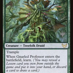 Strixhaven: School of Mages Promos - 133p - Gnarled Professor - Rare - G - Foil - Promo (Front)